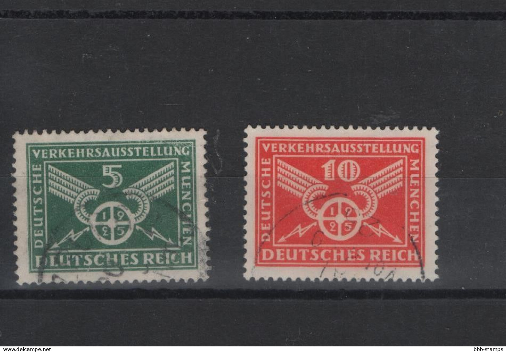 Deutsches Reich  Michel Kat.Nr. Gest 370/371 (2) - Oblitérés