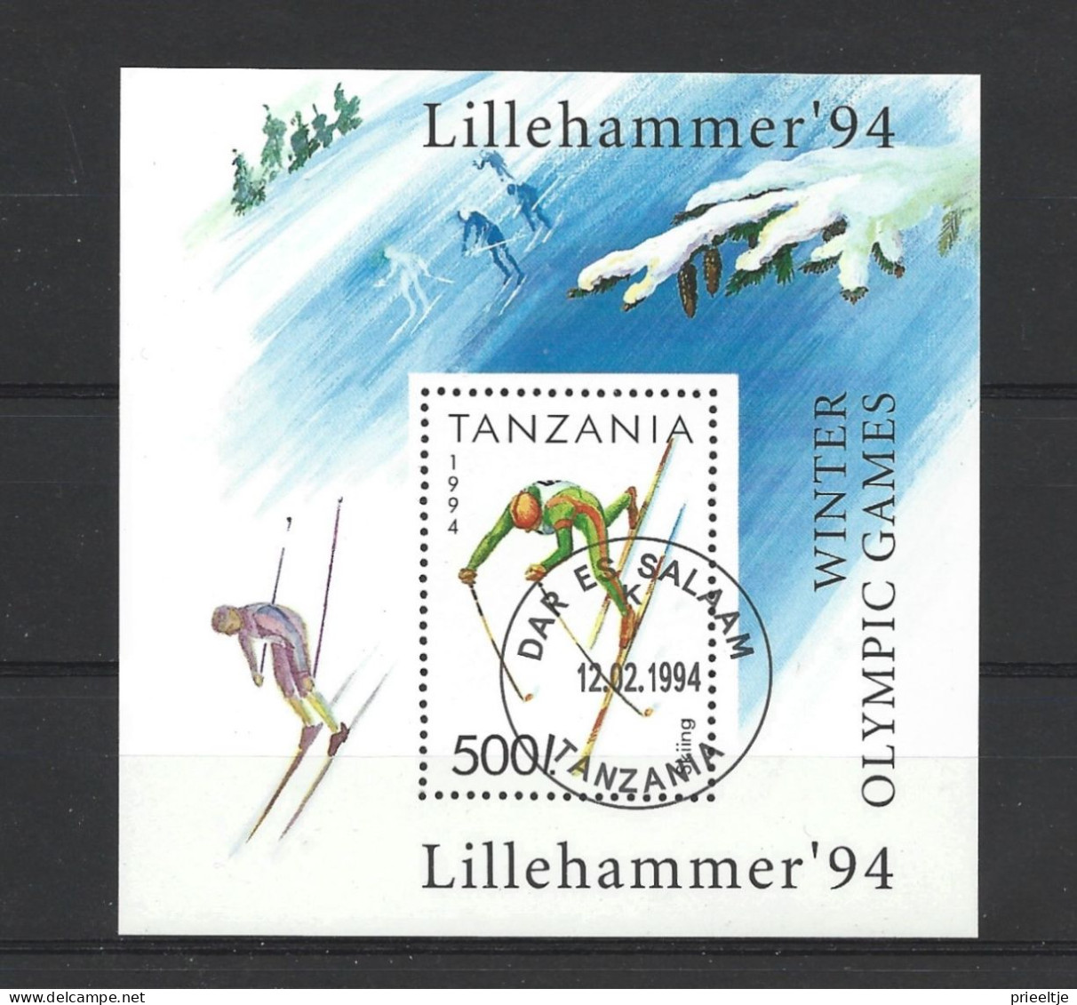 Tanzania 1994 Ol. Winter Games Lillehammer  S/S Y.T. BF 228 (0) - Tanzanie (1964-...)