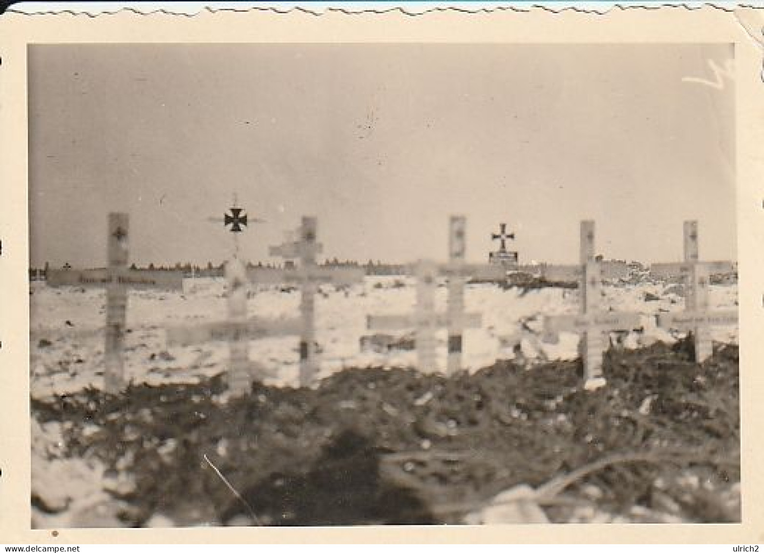 Foto Deutsche Soldatengräber - Soldatenfriedhof - Russland - 1940 - 8*5cm (69449) - War, Military