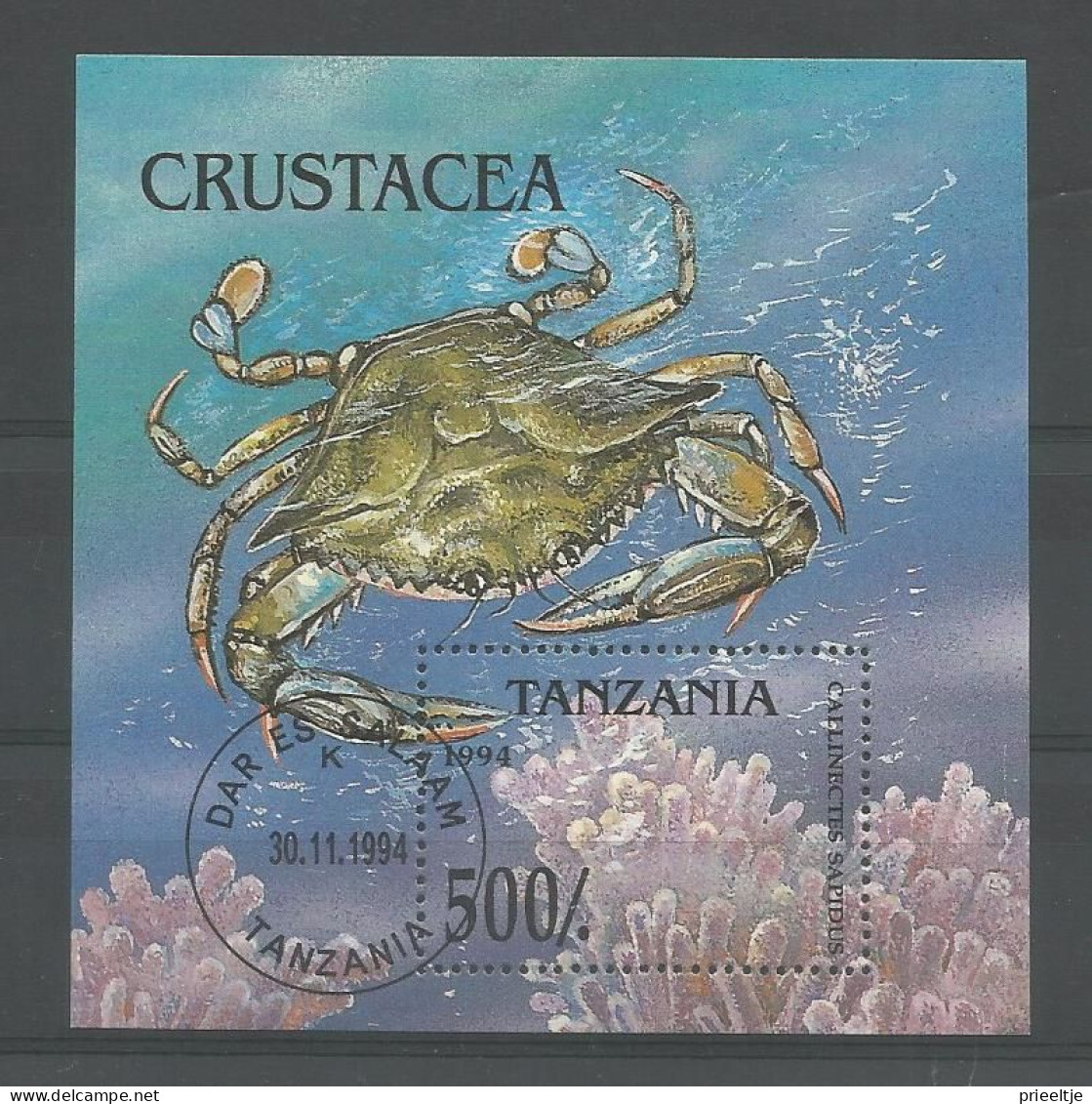 Tanzania 1994 Crustaceans S/S Y.T. BF 249 (0) - Tanzania (1964-...)