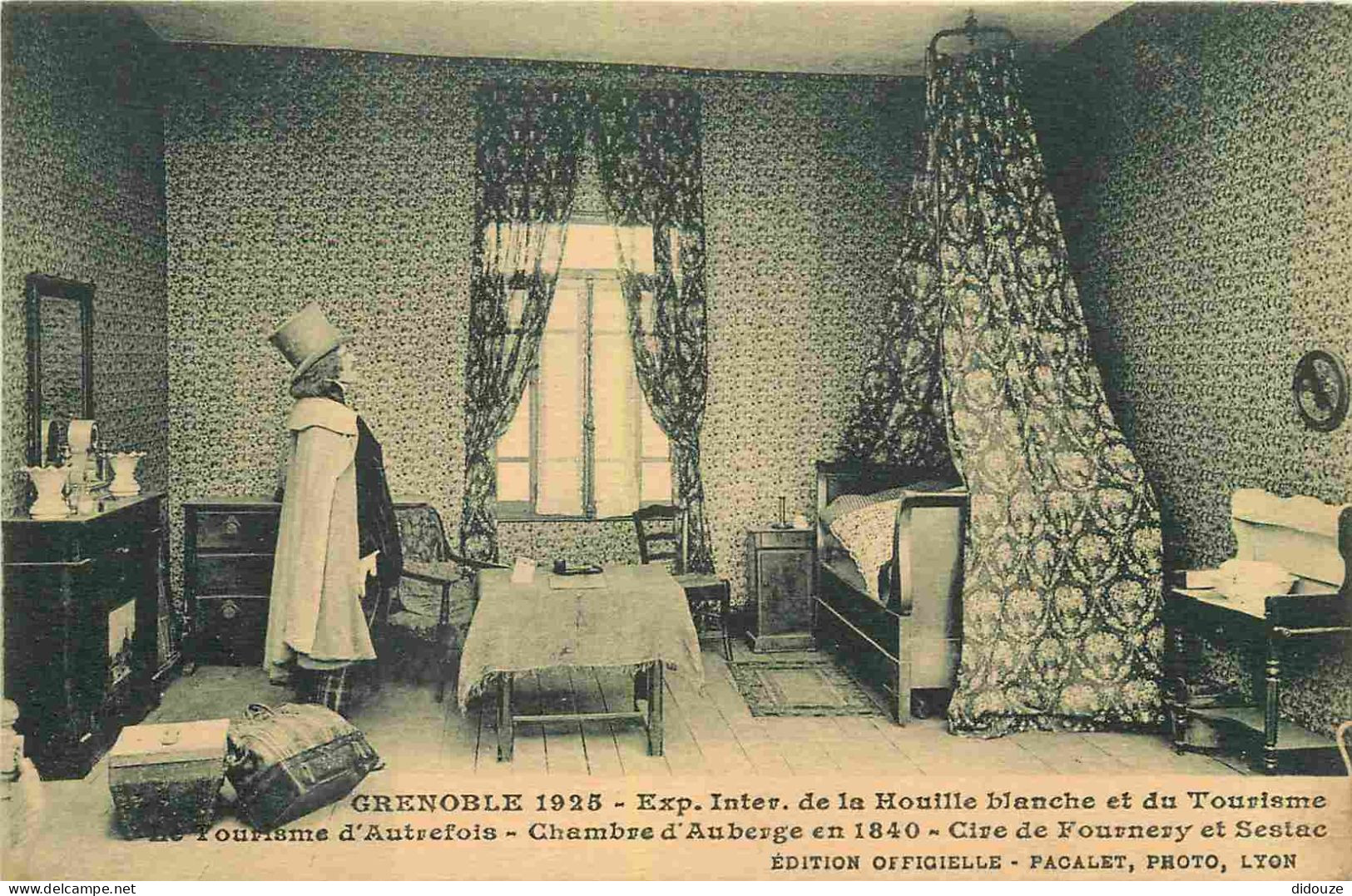 38 - Grenoble - 1925 - Exposition Internationale De La Houille Blanche Et Du Tourisme - Chambre D'Auberge En 1840 - Cire - Grenoble
