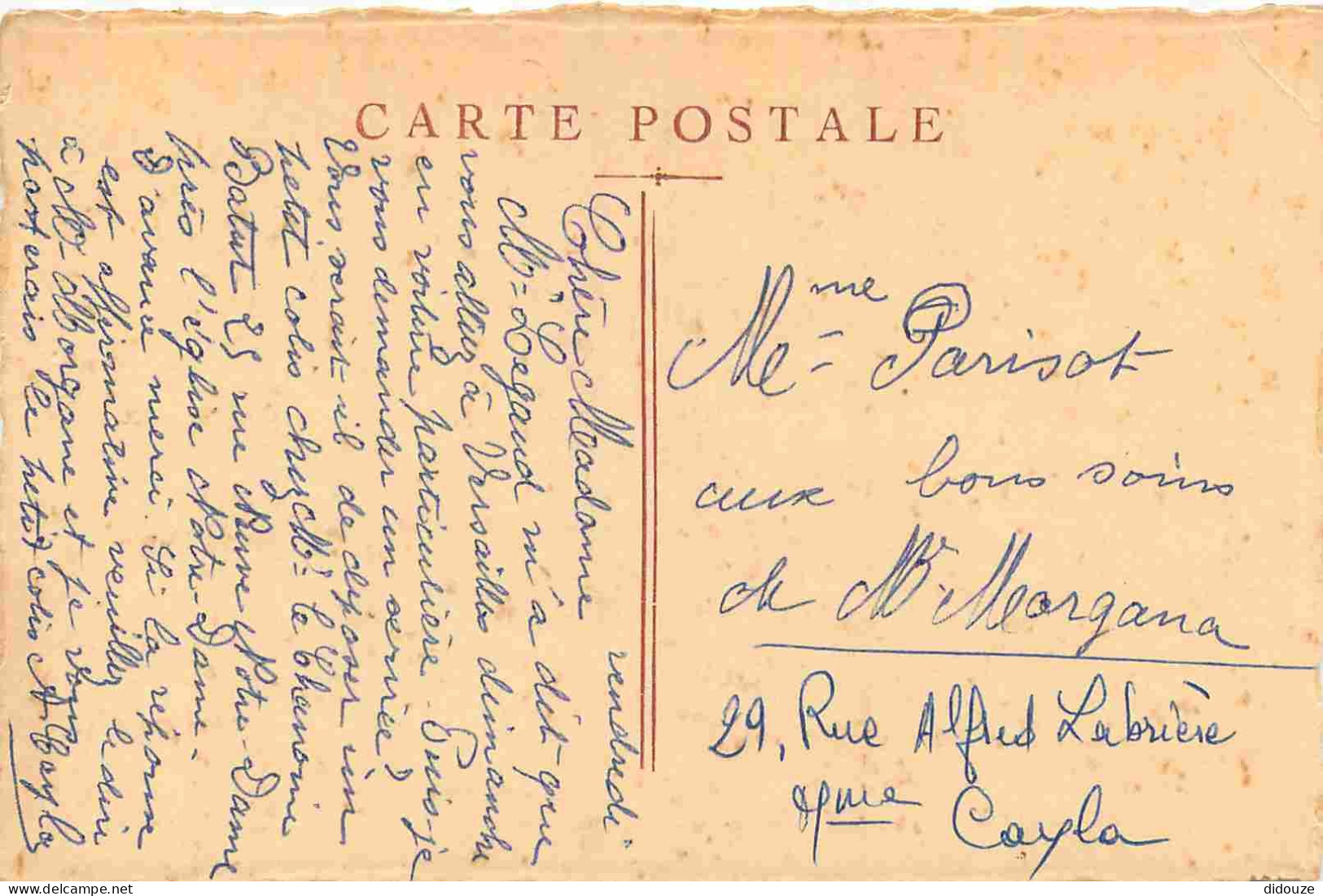 95 - Argenteuil - Prieuré De N D D'Argenteuil - Correspondance - Carte Dentelée - CPA - Voir Scans Recto-Verso - Argenteuil