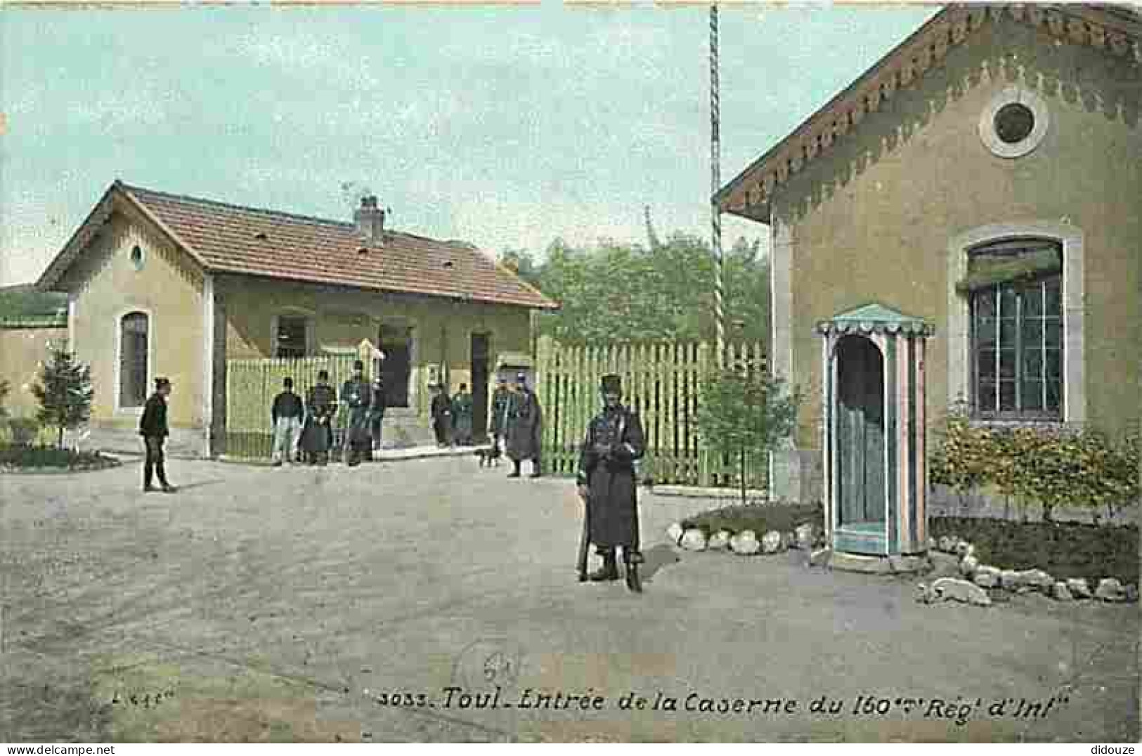 54 - Toul - Entrée De La Caserne Du 160e Régiment D'Infanterie - Animée - Militaria - CPA - Voir Scans Recto-Verso - Toul