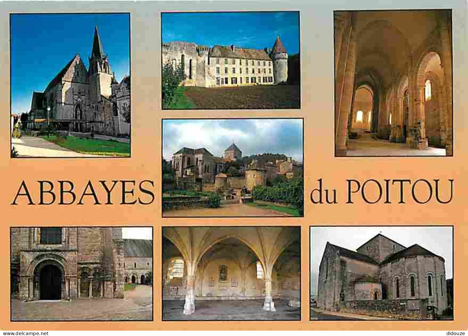 86 - Poitou - Abbayes Du Poitou - Multivues - CPM - Voir Scans Recto-Verso - Autres & Non Classés