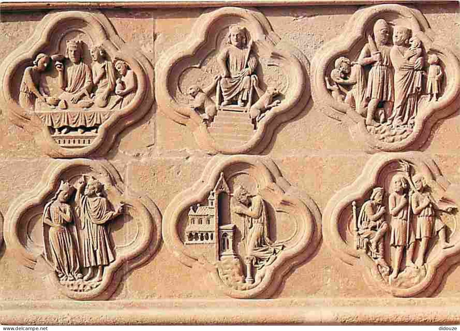 80 - Amiens - La Cathédrale Notre Dame - Façade Occidentale Portail Sud Dit De La Mère Dieu - Histoire Du Roi Hérode - D - Amiens