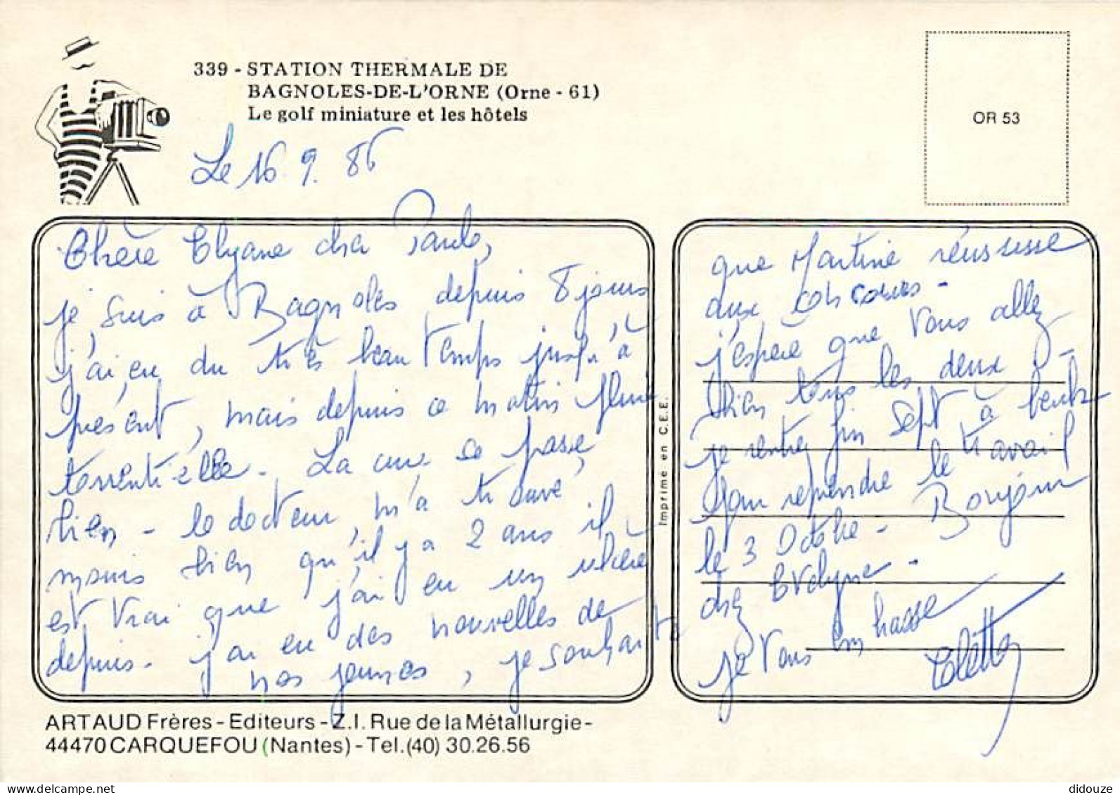 61 - Bagnoles De L'Orne - Le Golf Miniature Et Les Hôtels - Vue Aérienne - CPM - Voir Scans Recto-Verso - Bagnoles De L'Orne