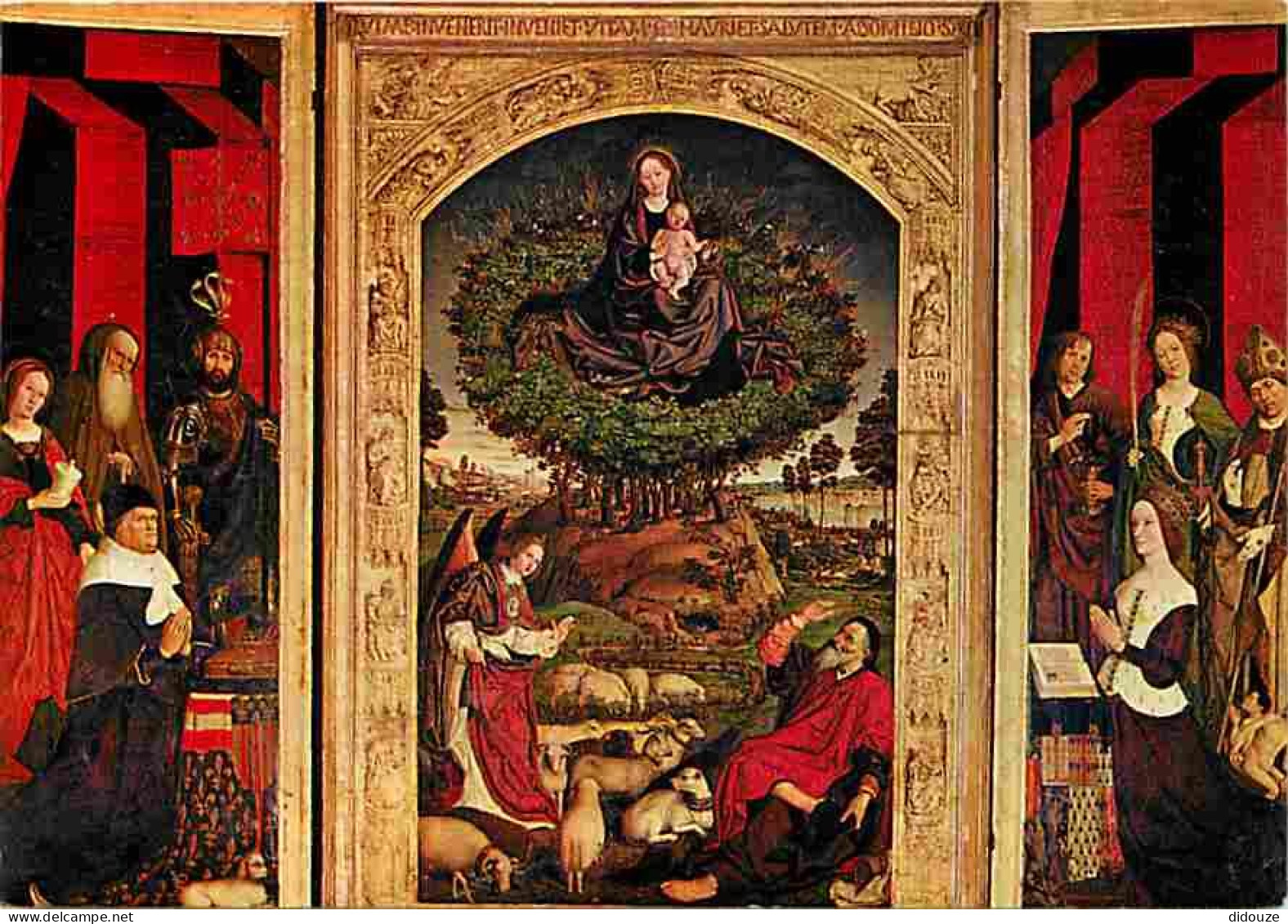 Art - Peinture Religieuse - Aix En Provence - Cathédrale Saint Sauveur - Triptyque Du Buisson Ardent De Nicolas Froment  - Pinturas, Vidrieras Y Estatuas