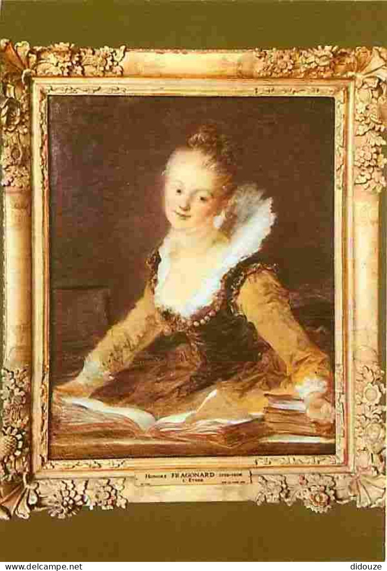 Art - Peinture - Fragonard - L'Etude - CPM - Voir Scans Recto-Verso - Malerei & Gemälde
