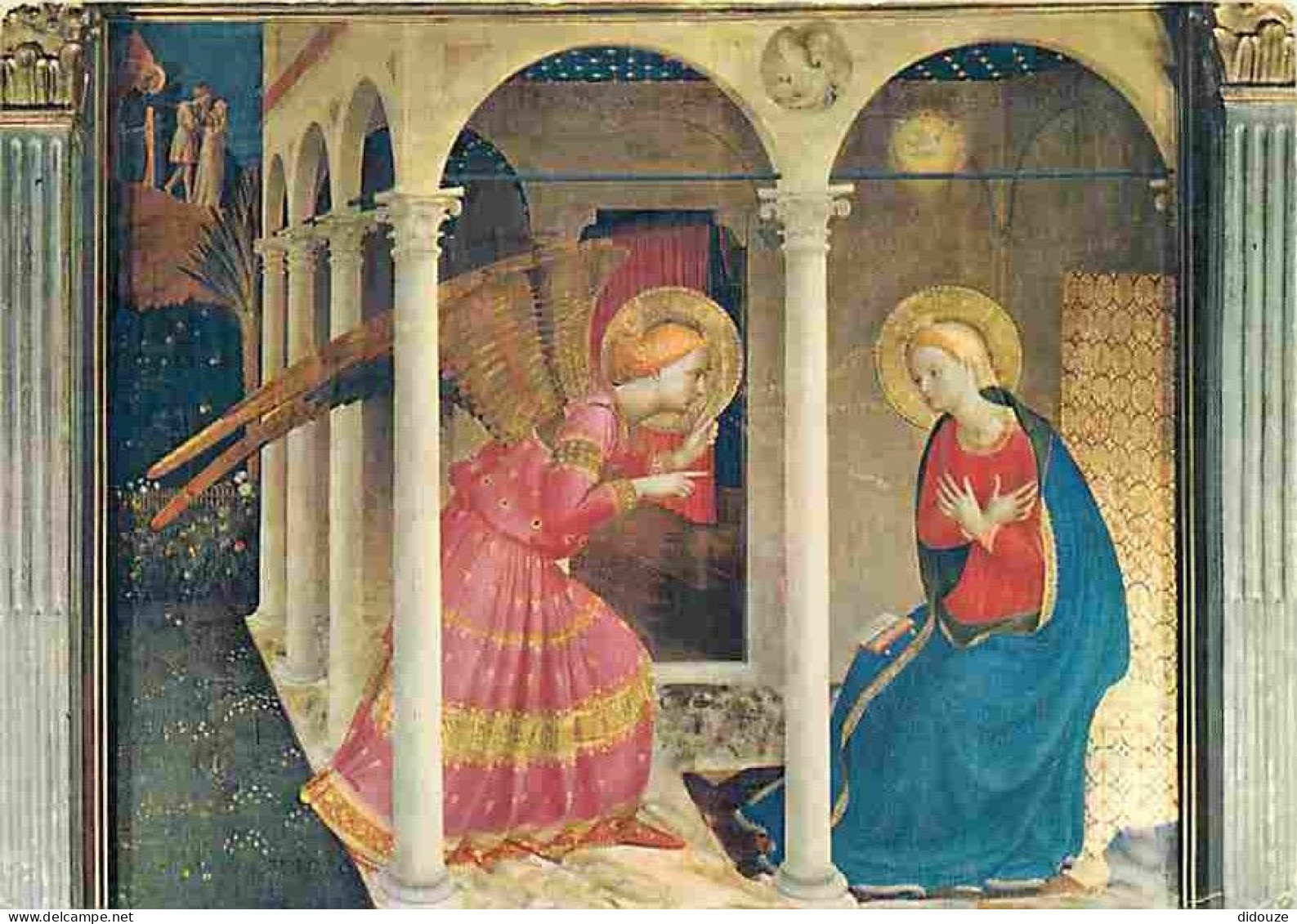 Art - Peinture Religieuse - Cortona - Museo Diocesano - Annonciation Du Beato Angelico - CPM - Voir Scans Recto-Verso - Tableaux, Vitraux Et Statues