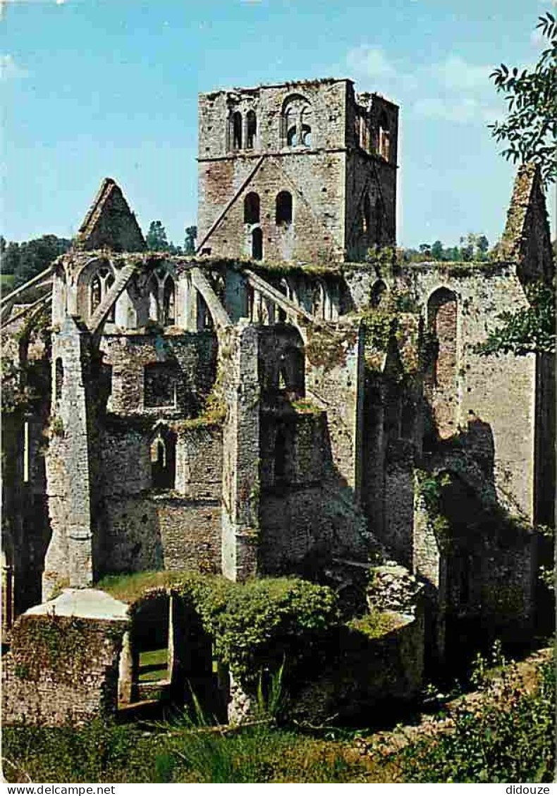 50 - Hambye - L'abbaye - L'église Abbatiale Vue Du Chevet - CPM - Voir Scans Recto-Verso - Sonstige & Ohne Zuordnung