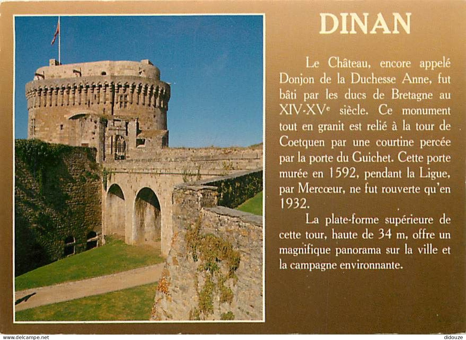 22 - Dinan - Le Château - CPM - Voir Scans Recto-Verso - Dinan