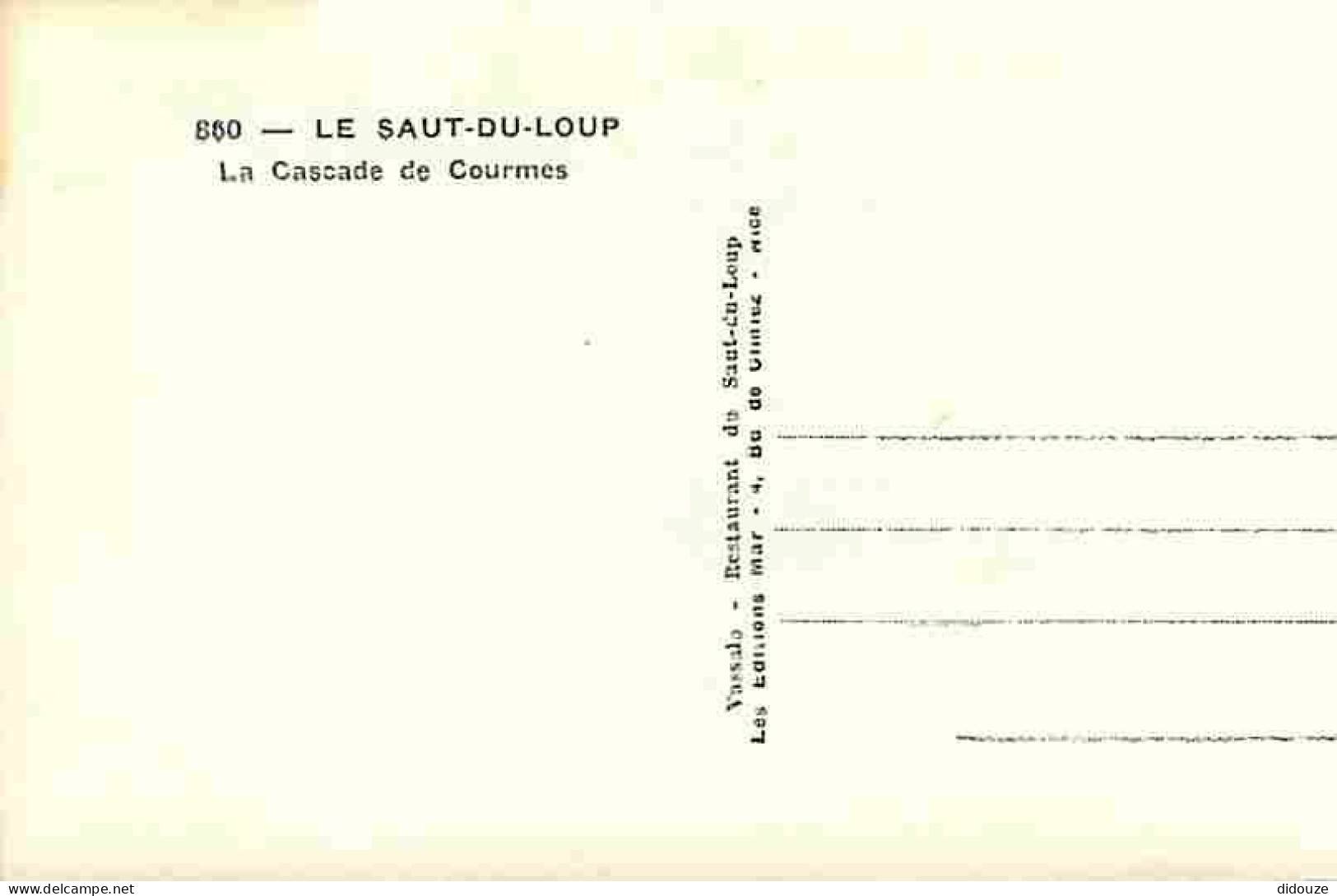 06 - Les Gorges Du Loup - Le Saut Du Loup - La Cascade De Courmes - CPM - Voir Scans Recto-Verso - Autres & Non Classés