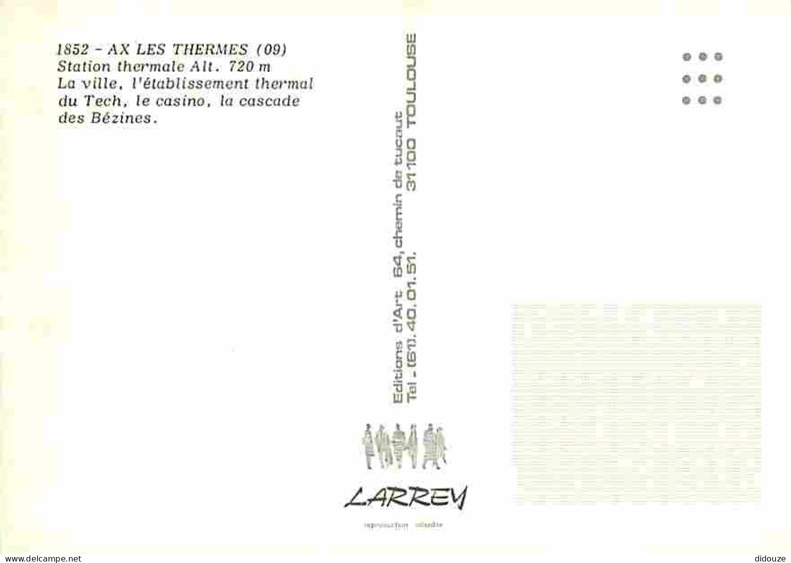09 - Ax Les Thermes - Multivues - Cascade - Blasons - Carte Neuve - CPM - Voir Scans Recto-Verso - Ax Les Thermes