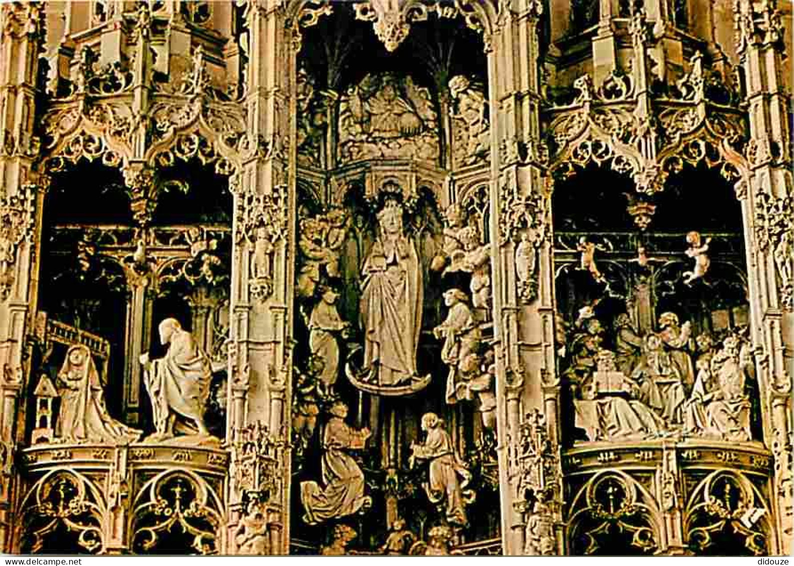 01 - Bourg En Bresse - Eglise De Brou - Rétable Des Sept Joies De La Vierge - Détail - Art Religieux - Carte Neuve - CPM - Brou Church