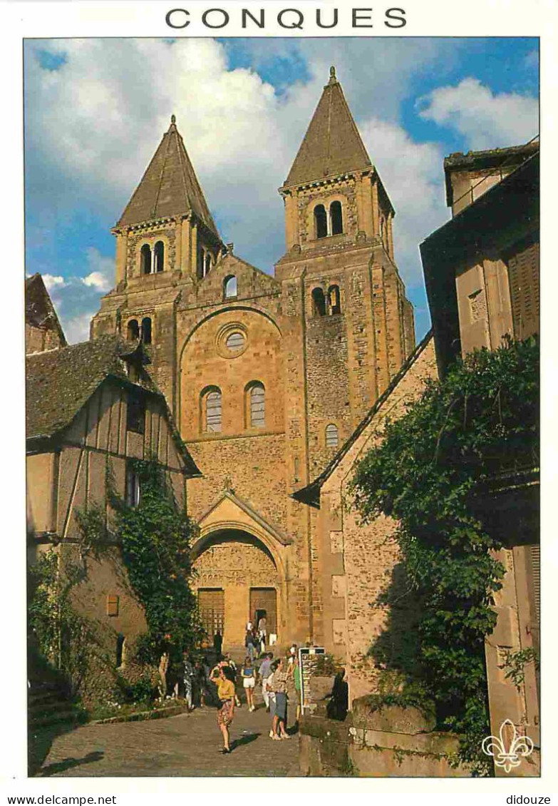 12 - Conques En Rouergue - Abbatiale Romane De Sainte-Foy - CPM - Voir Scans Recto-Verso - Autres & Non Classés