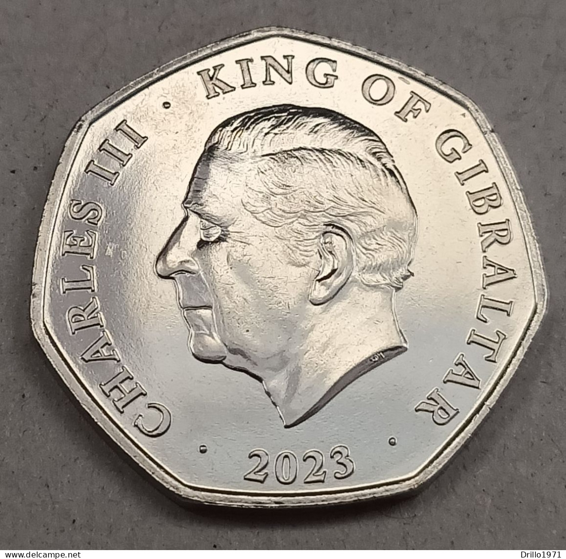 Gibilterra 50 Pence 2023 Christmas Coin Charles III Eventuali Dazi A Carico Dell'acquirente - Gibraltar