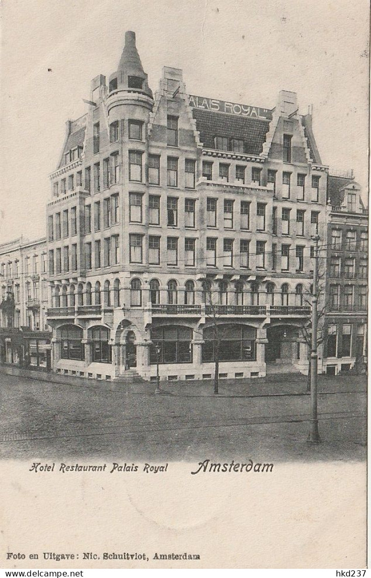 Amsterdam Hotel Restaurant Palais Royal Paleisstraat N.Z. Voorburgwal # 1906   4030 - Amsterdam