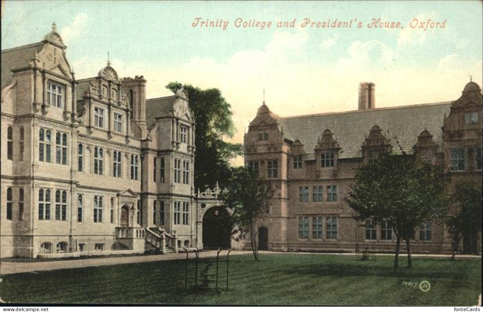 11193436 Oxford Oxfordshire Trinity College
President`s House  - Other & Unclassified