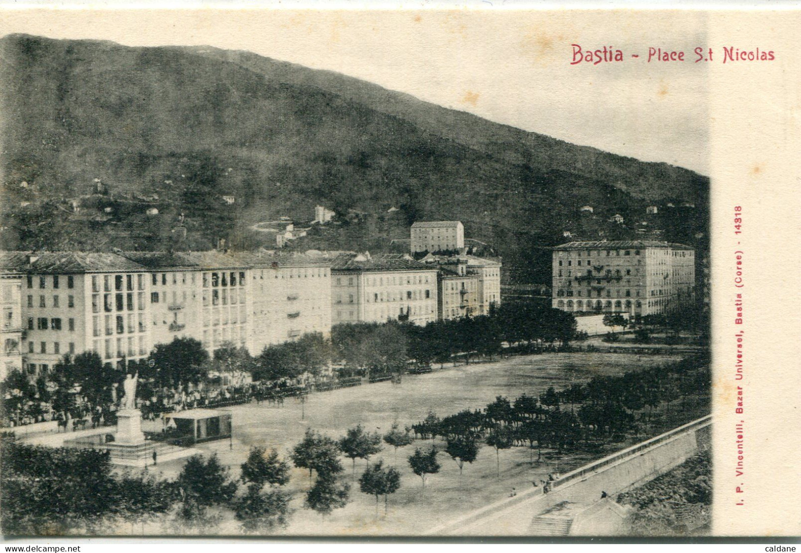 - 2B-CORSE  - BASTIA - Place. Saint-Nicolas - Bastia