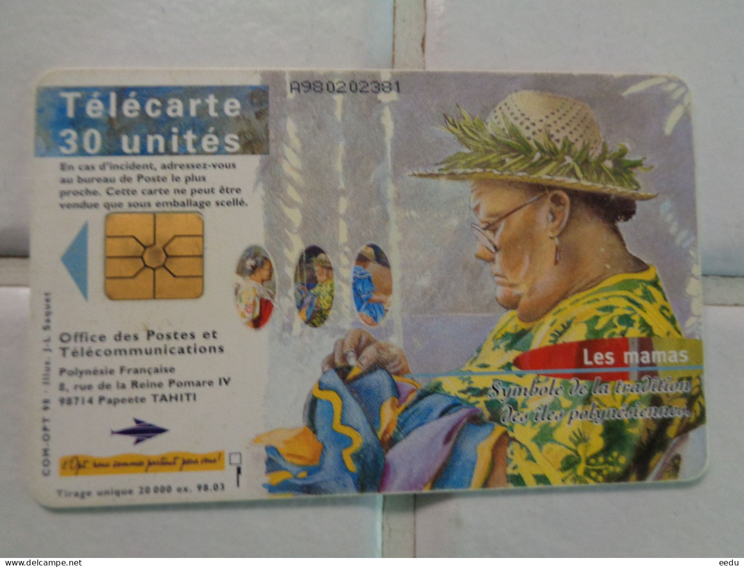 French Polynesia Phonecard - Polynésie Française