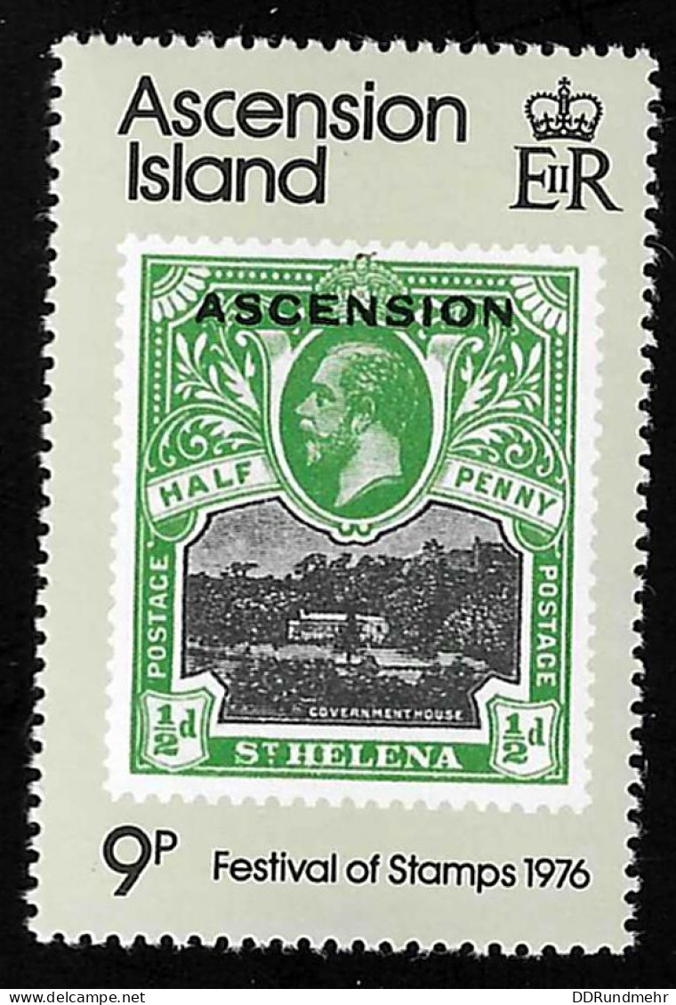 1976 Briefmarkenfestival  Michel AC 213 Stamp Number AC 213 Yvert Et Tellier AC 214 Stanley Gibbons AC 216 Xx MNH - Ascension