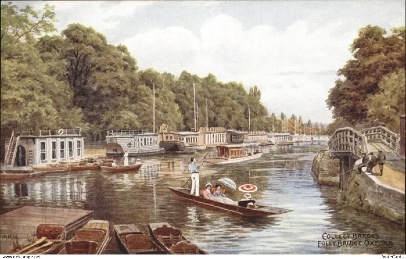 11193416 Oxford Oxfordshire College BarGes
Folly Bridge  - Other & Unclassified