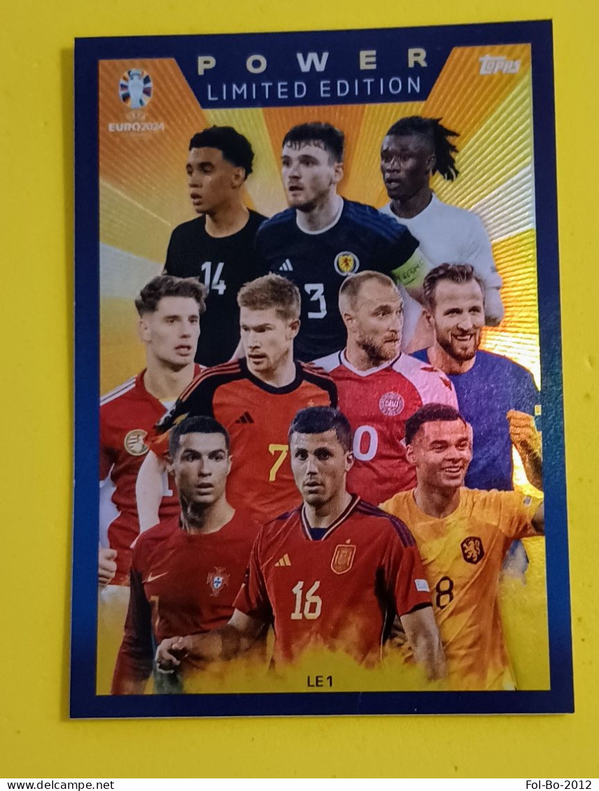 Limited Edition Power Euro 2024 Card  Topps - Italian Edition