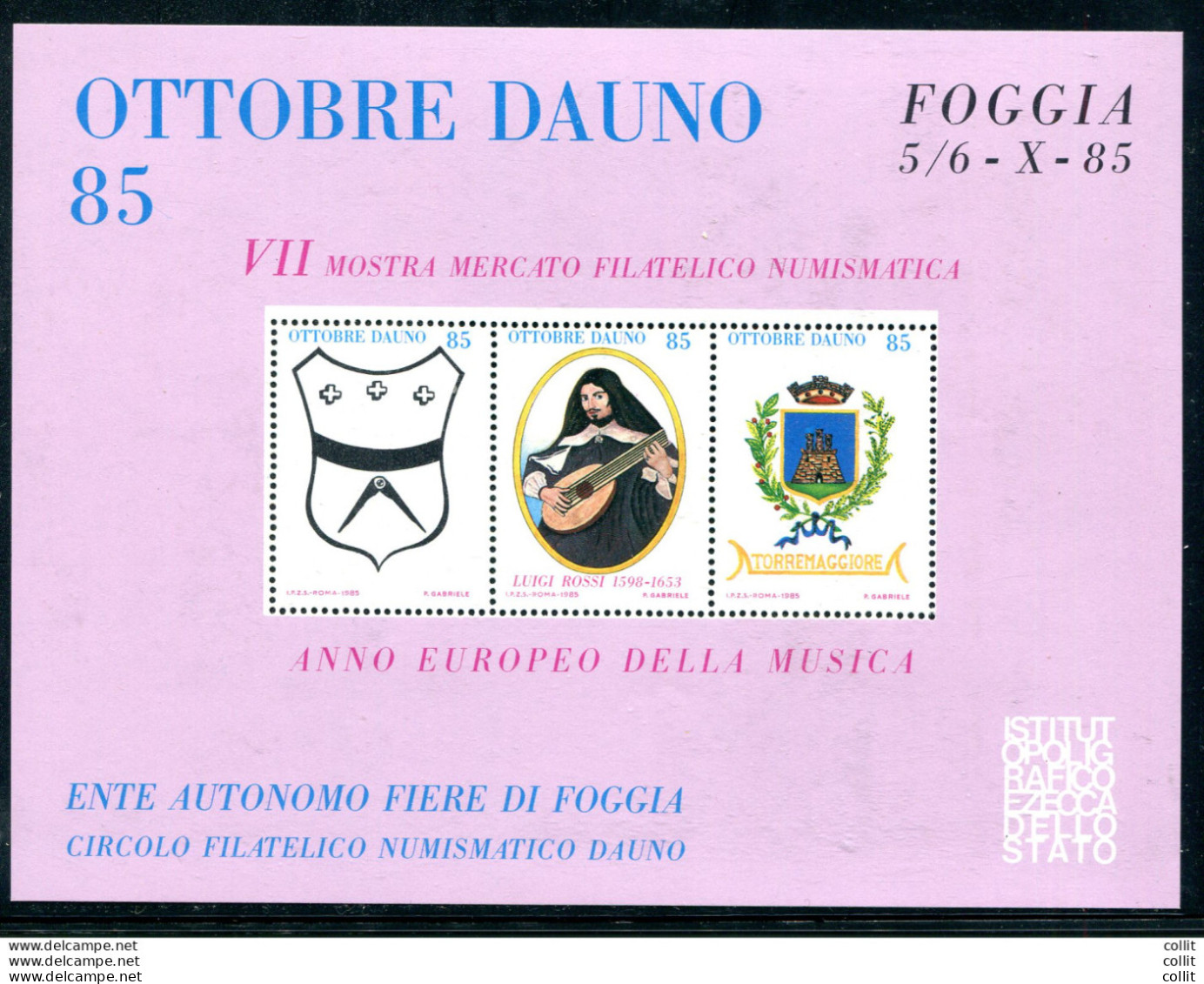 Anno Europeo Della Musica - Fogglia 1985 - Other & Unclassified