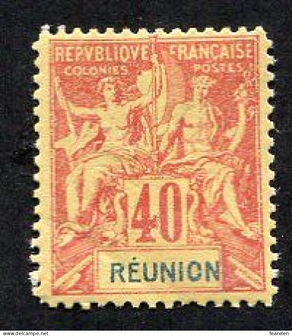 Colonie Française, Réunion N°41 Neuf ; Faux Fournier - Neufs