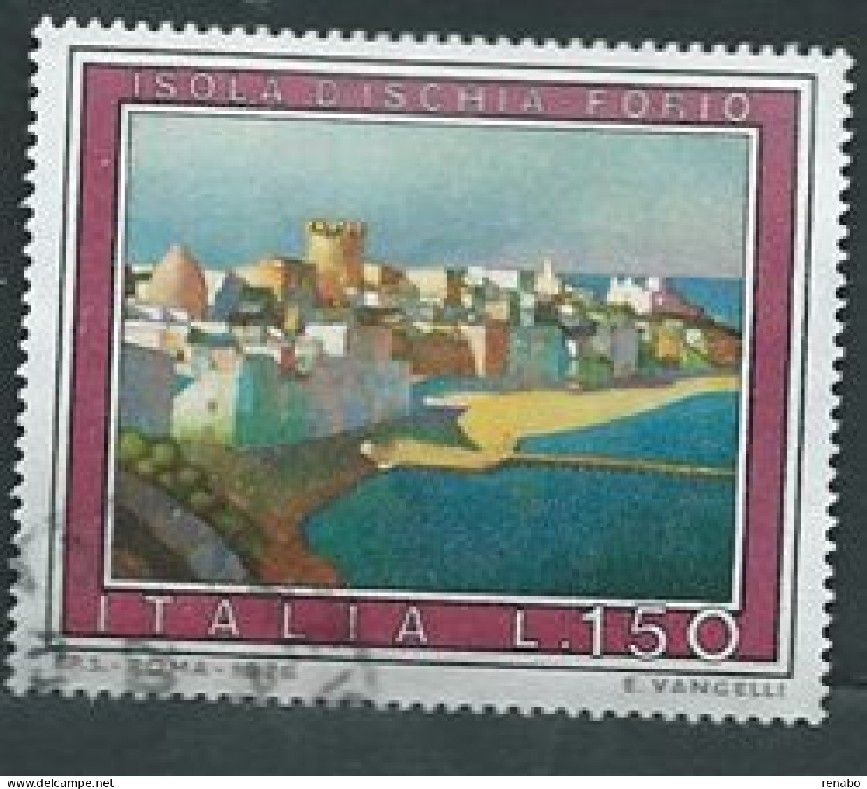 Italia, Italy, Italien, Italie 1976; Ischia, Isola Rinomata Per Le Cure Termali, Spa Treatments . Used. - Thermalisme