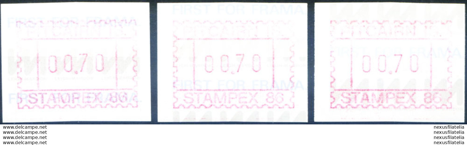 Tipo Frama. Stampex 1986. - Pitcairneilanden