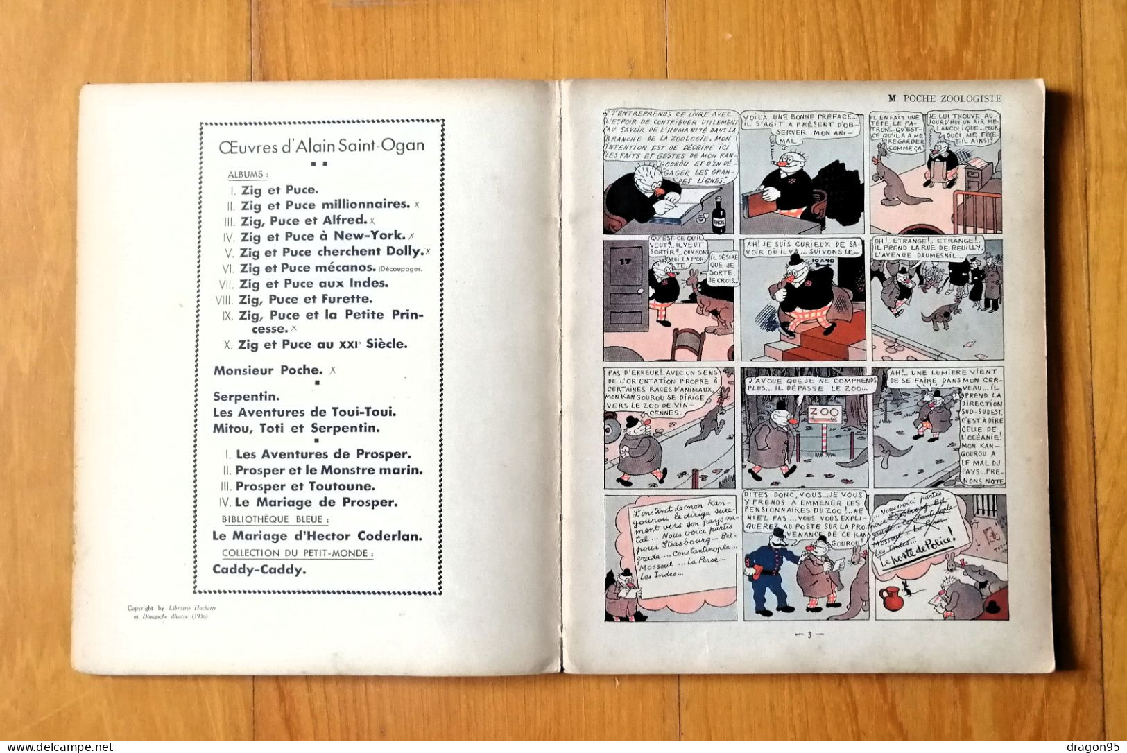 EO Monsieur Poche - Saint-Ogan - Hachette - 1936 - Editions Originales (langue Française)