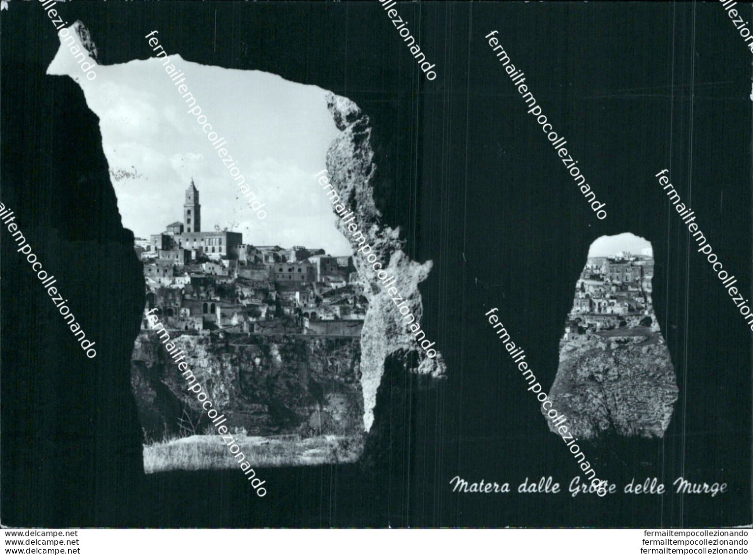 Bf632 Cartolina Matera Citta' Dalle Grotte Delle Murge - Caltanissetta