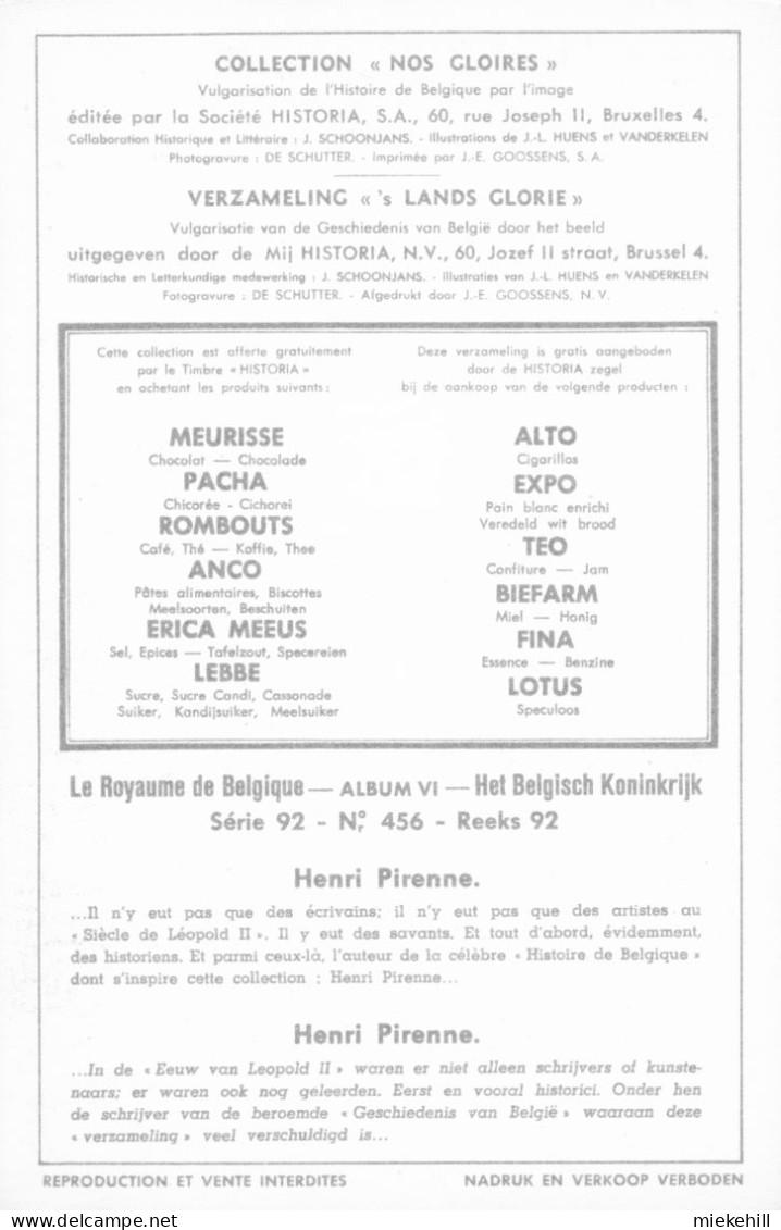 HENRI PIRENNE-HISTORIEN NE A VERVIERS EN 1862 MORT A UCCLE EN 1935-AUTEUR HISTOIRE DE BELGIQUE - Verviers