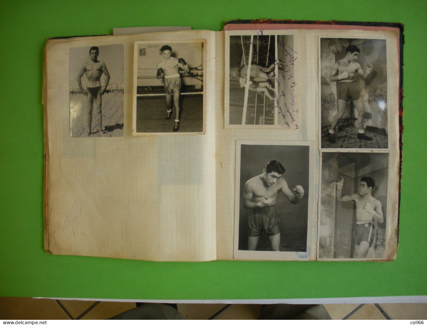 1946-57 Album Boxeur Catalan Jean Balmajo USAP et Champion Indochine 1951-53 Légion Zauckers & Schilllke