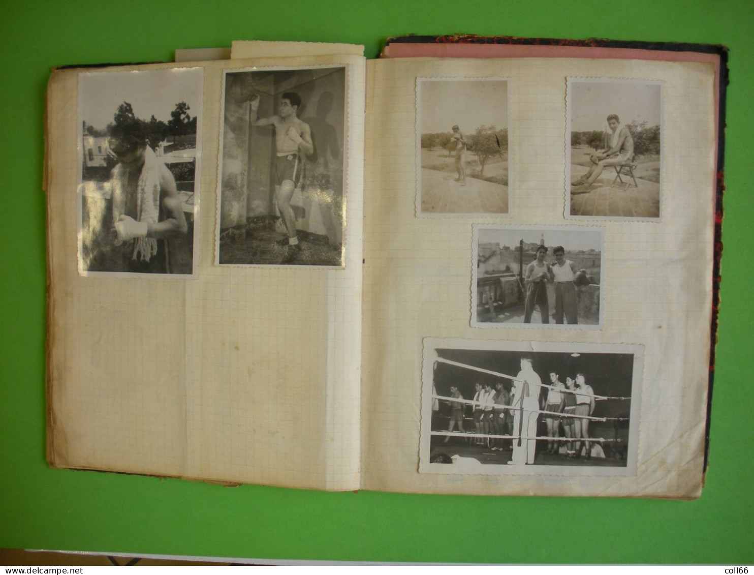 1946-57 Album Boxeur Catalan Jean Balmajo USAP et Champion Indochine 1951-53 Légion Zauckers & Schilllke