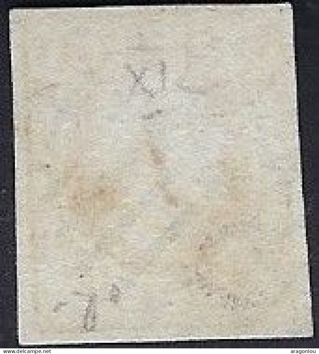 Luxembourg - Luxemburg - Timbres - 1852   Guillaume  III   Cachet Barres   Michel 2 - 1852 Wilhelm III.