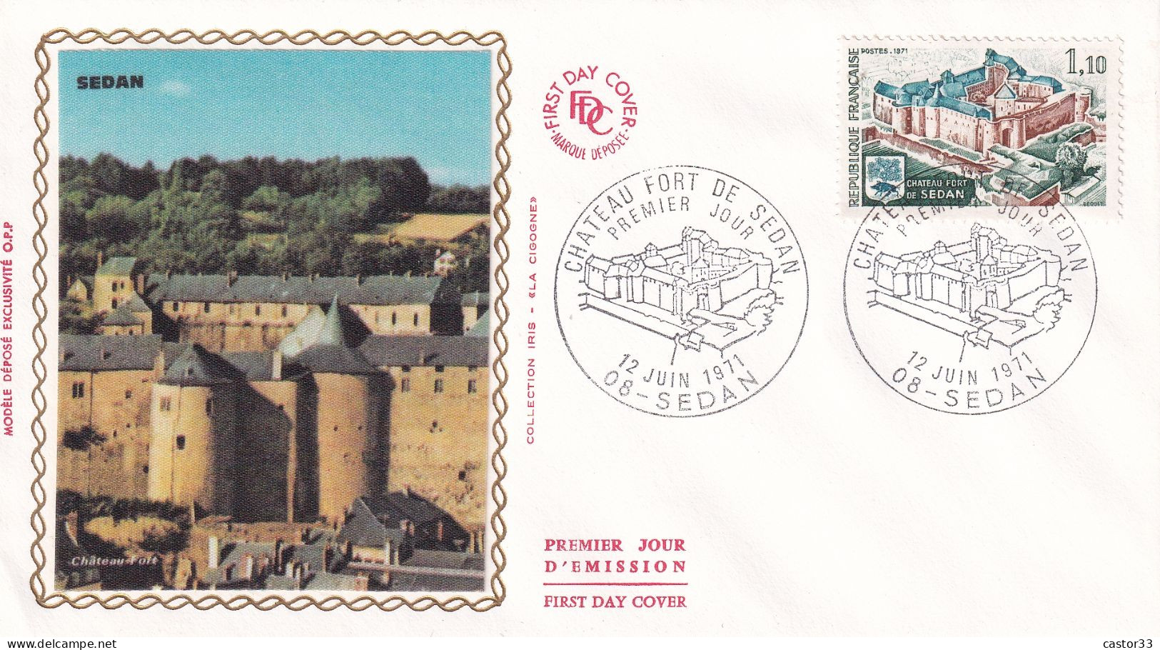 1er Jour, Château Fort De Sedan - 1970-1979