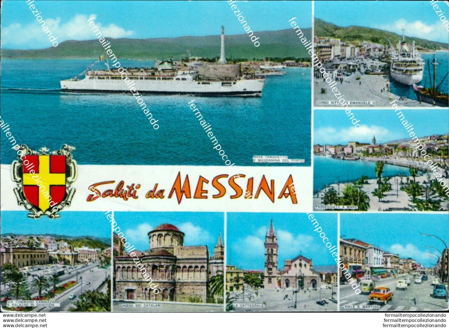 Bn291 Cartolina Saluti Da Messina Citta' - Messina