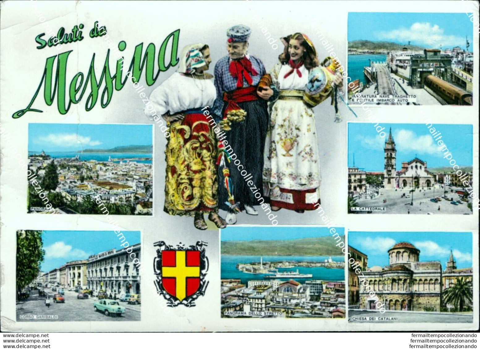 Bn292 Cartolina Saluti Da Messina Citta' - Messina