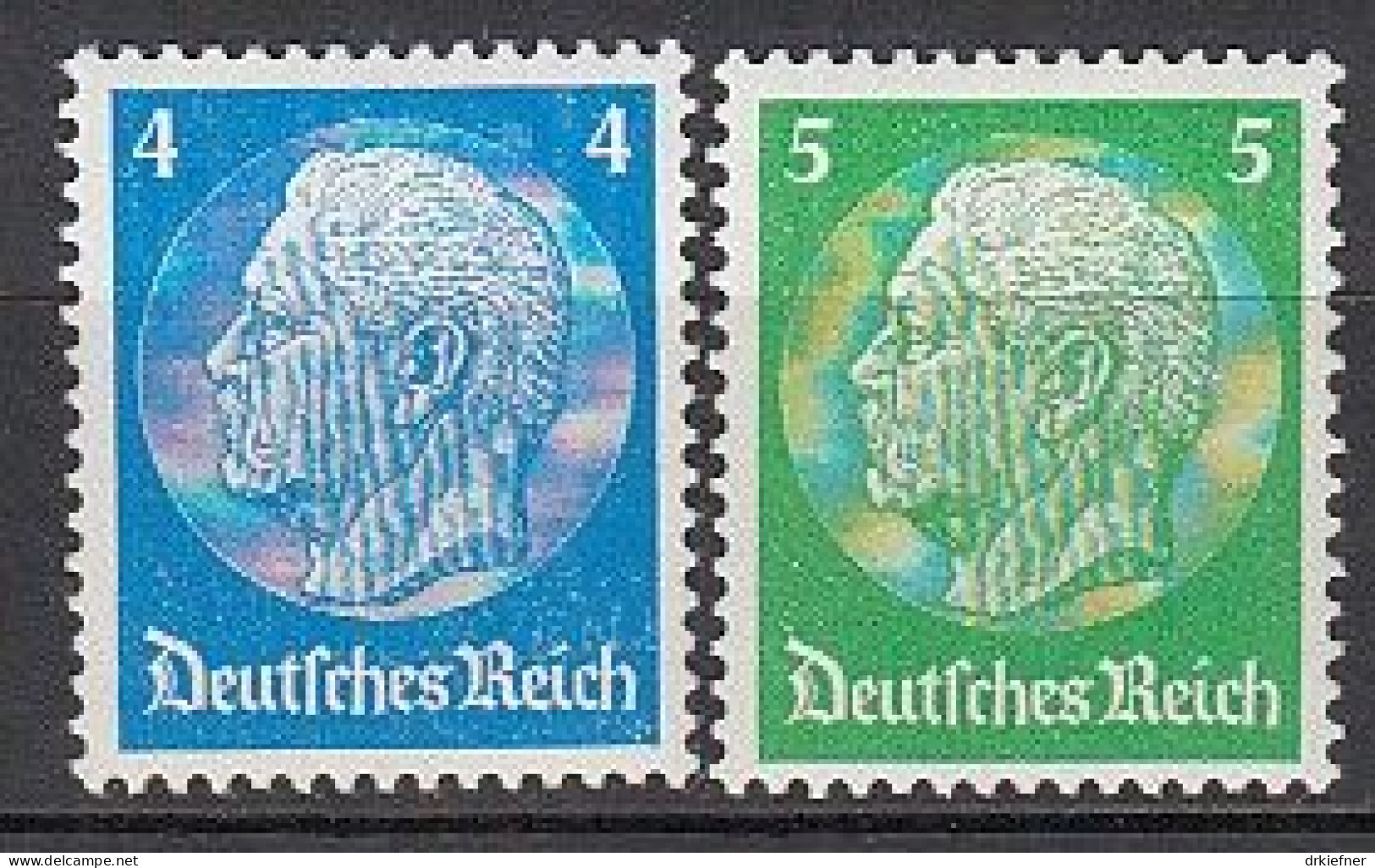 DR  467-468, Postfrisch **, Hindenburg, 1932 - Unused Stamps