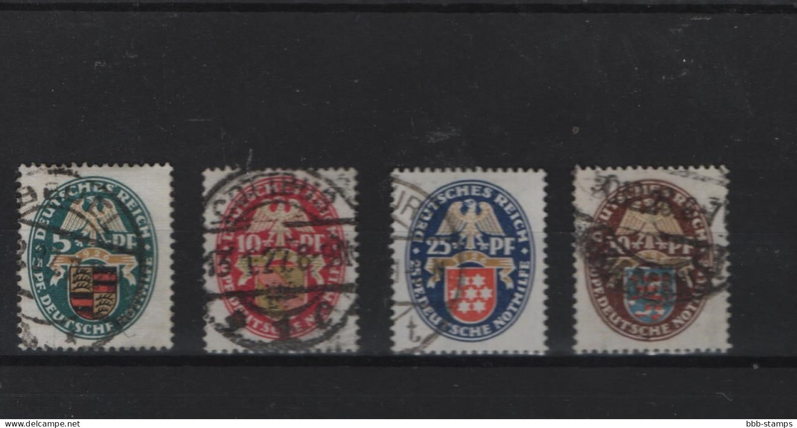 Deutsches Reich  Michel Kat.Nr.gest 398/401 (1) - Used Stamps