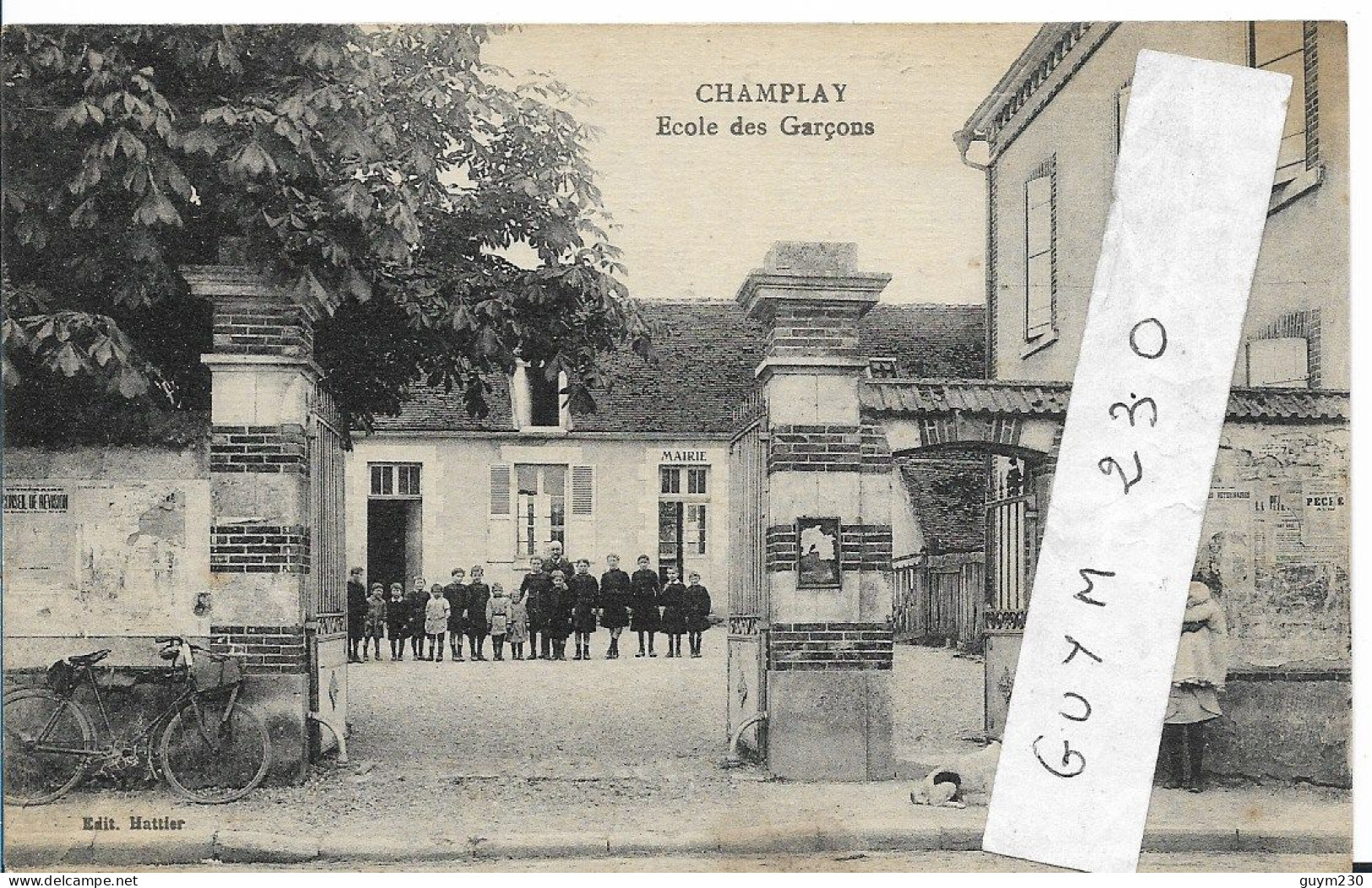 CHAMPLAY Ecole De Garçons - Autres & Non Classés