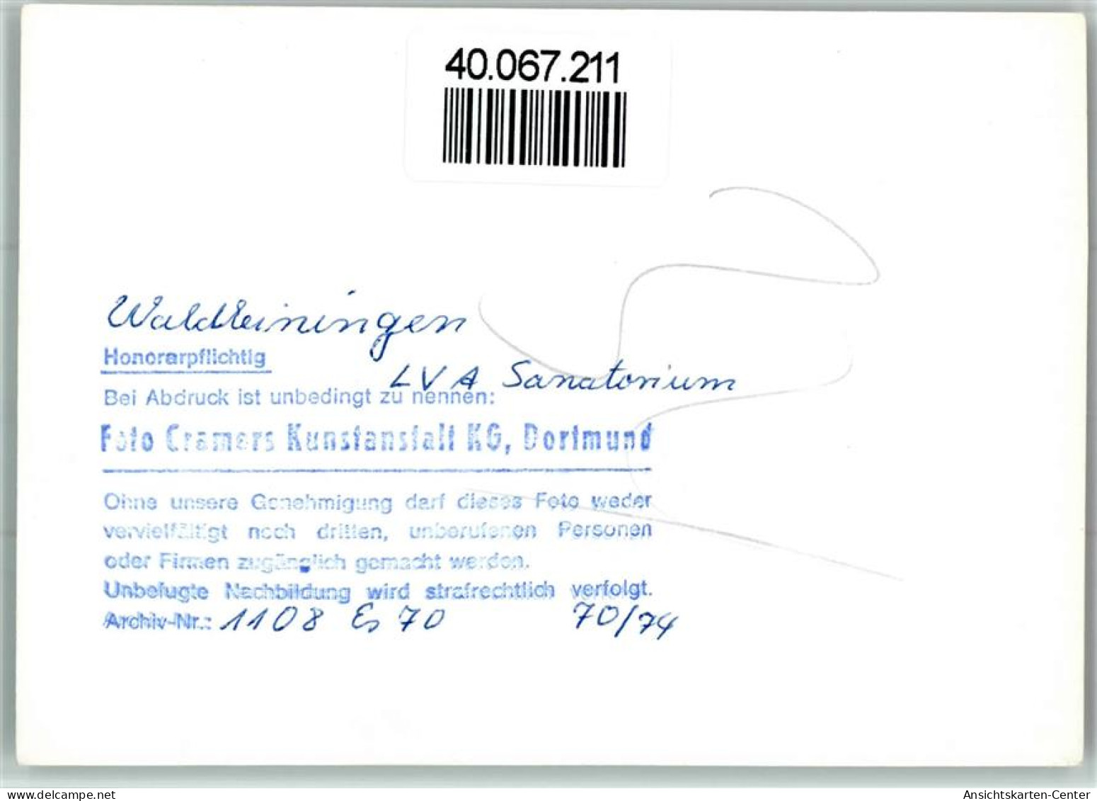 40067211 - Waldleiningen , Baden - Other & Unclassified