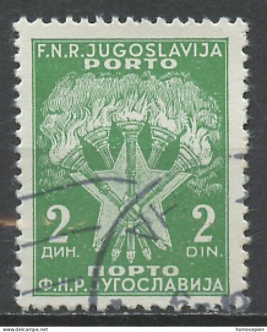 Yougoslavie - Jugoslawien - Yugoslavia Taxe 1953 Y&T N°T115- Michel N°P101 (o) - 2d étoile - Segnatasse