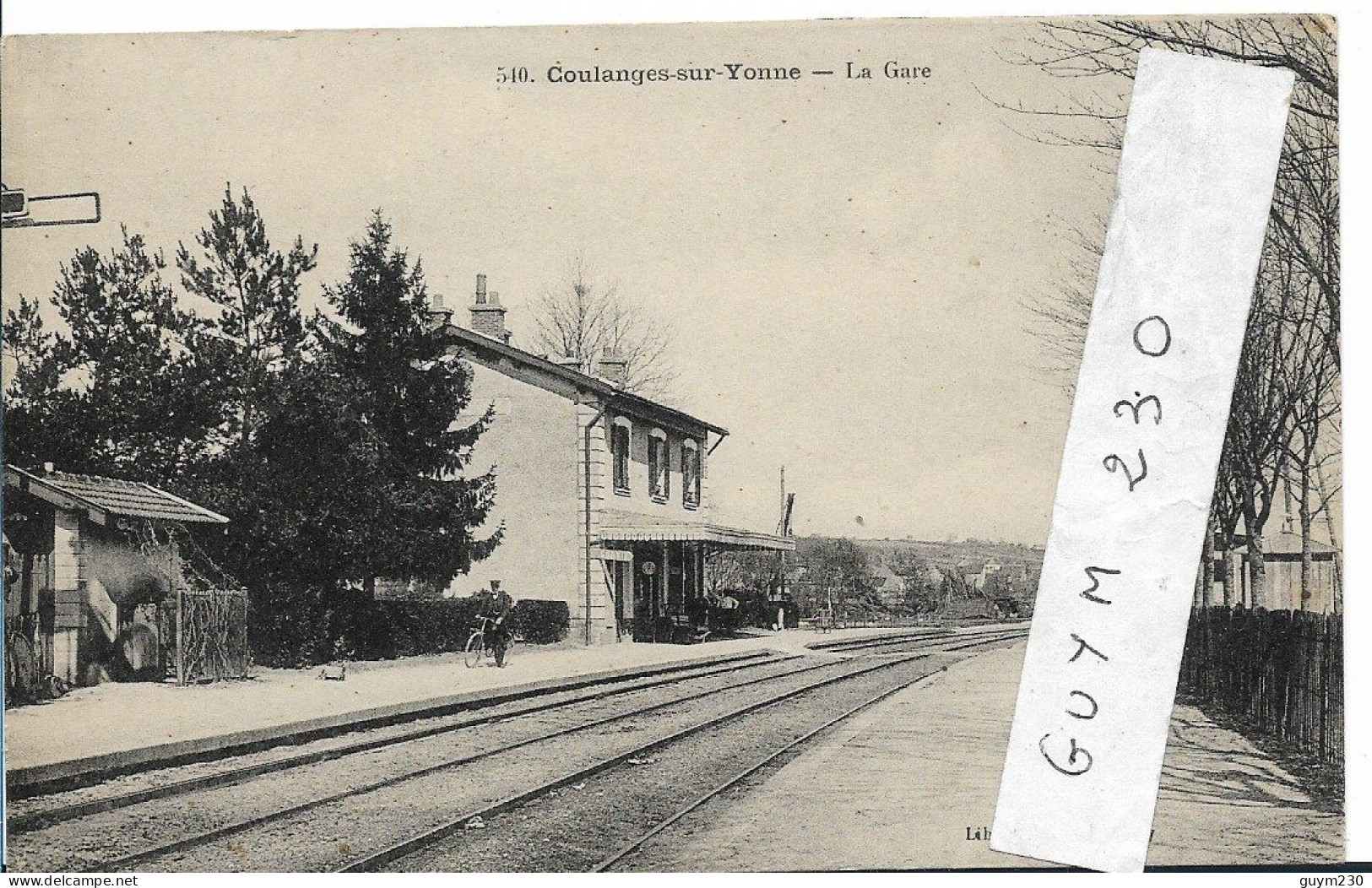 COULANGES Sur YONNE La Gare - Coulanges Sur Yonne