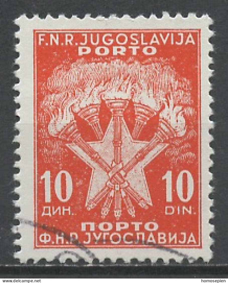 Yougoslavie - Jugoslawien - Yugoslavia Taxe 1953 Y&T N°T117 - Michel N°P103 (o) - 10d étoile - Postage Due
