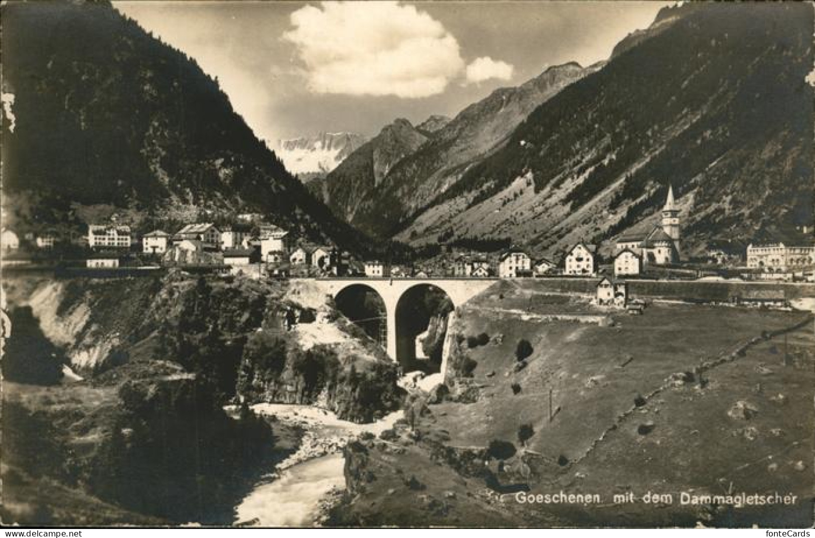 11193029 Goeschenen Dammagletscher Bruecke Goeschenen - Sonstige & Ohne Zuordnung