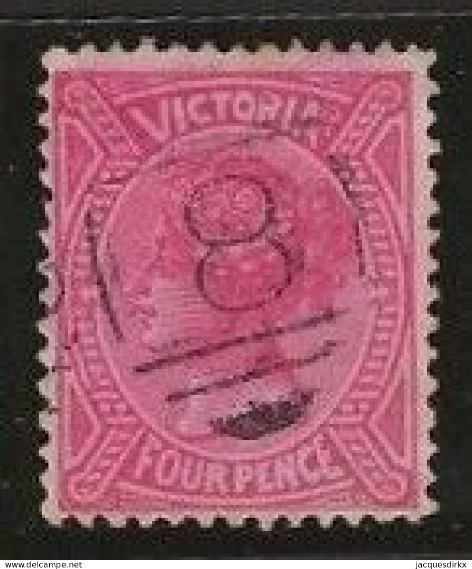 Victoria    .   SG    .   206    .   O      .     Cancelled - Used Stamps