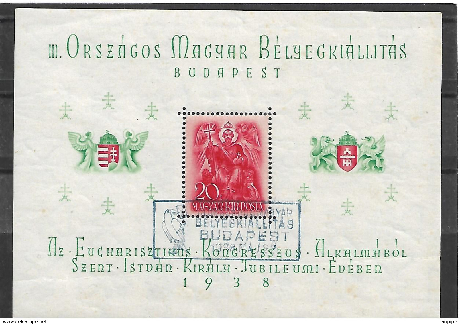 HUNGRIA, 1938 - Used Stamps